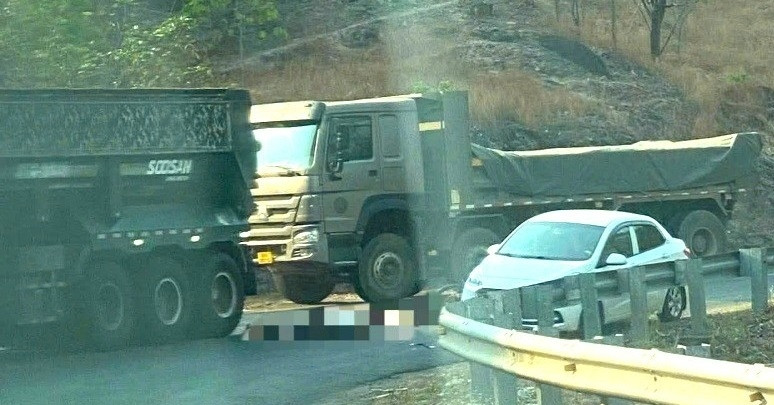 va cham voi xe dau keo tren quoc lo nguoi dan ong tu vong 1468