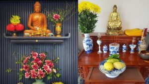 vi sao binh hoa nen dat ben trai ban tho 235808