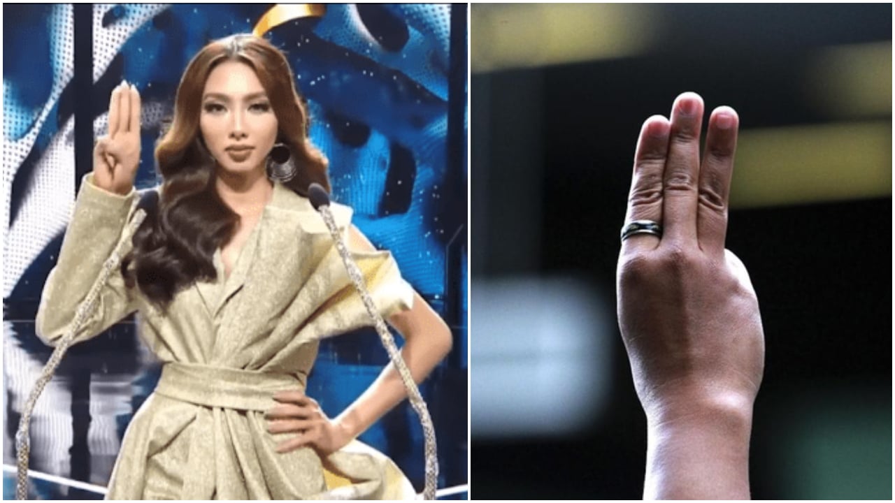 vi sao khi the nguoi ta thuong dua 3 ngon tay len neu dua 2 ngon lieu y nghia co thay doi 113615