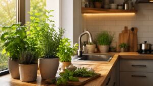 Vì sao nên đặt 1-2 chậu cây trong nhà bếp? Những loại cây vừa thơm vừa dễ sống, nhiều người bắt đầu làm theo 9 vi sao nen dat 1 2 chau cay trong nha bep nhung loai cay vua thom vua de song nhieu nguoi bat dau la