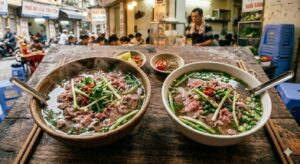 vi sao nhieu quan pho luon chan bat bang nuoc soi truoc khi chan pho 162541