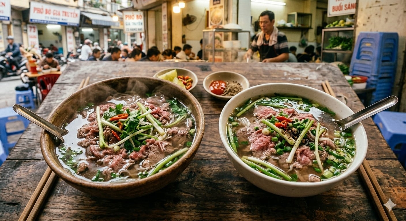 vi sao nhieu quan pho luon chan bat bang nuoc soi truoc khi chan pho 162541
