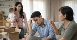 vo be con 5 thang ve ngoai doi toi thue nha o rieng moi quay ve 192