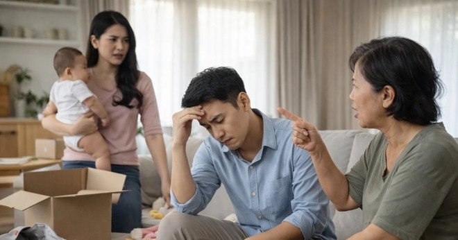 vo be con 5 thang ve ngoai doi toi thue nha o rieng moi quay ve 192