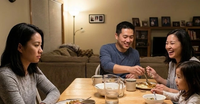 Vo Cu Cua Chong Thuong Xuyen Qua Nha Tham Con An Com Tham Chi Ngu Lai 1107