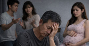 Vo Vua Mat Toi Be Tac Vi Ban Gai Kem 32 Tuoi Bao Co Thai Con Phan Doi Kich Liet 53