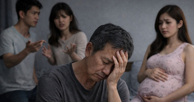 Vo Vua Mat Toi Be Tac Vi Ban Gai Kem 32 Tuoi Bao Co Thai Con Phan Doi Kich Liet 53